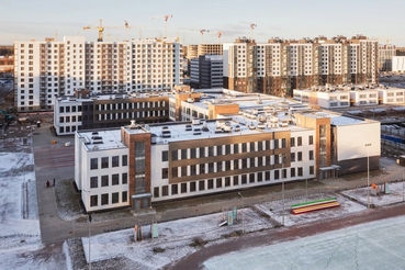 Комитет выдал разрешение на ввод в эксплуатацию школы на 1050 мест в Новоселье